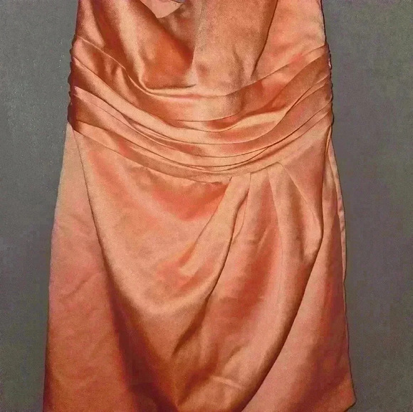 Davids Bridal Womans One Shoulder Dress Size 10 - Picture 2 of 13